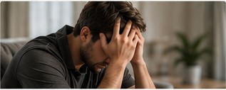 Person facing a difficult moment